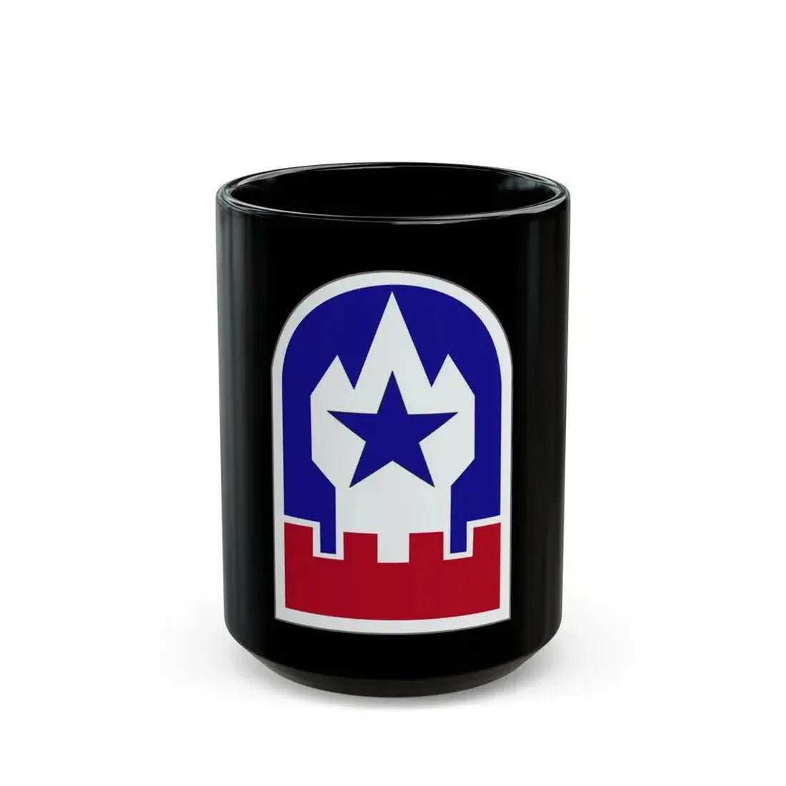 Engineer Command Europe (U.S. Army) Black Coffee Mug 15oz - Go Mug Yourself