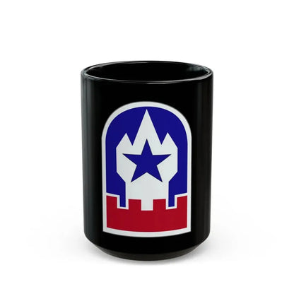 Engineer Command Europe (U.S. Army) Black Coffee Mug 15oz - Go Mug Yourself