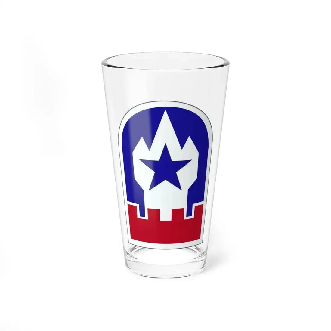Engineer Command Europe (U.S. Army) Pint Glass 16oz 16oz - Go Mug Yourself
