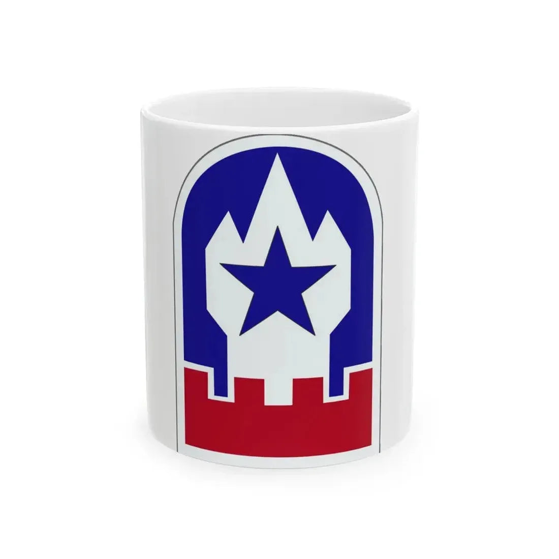 Engineer Command Europe (U.S. Army) White Coffee Mug 11oz - Go Mug Yourself