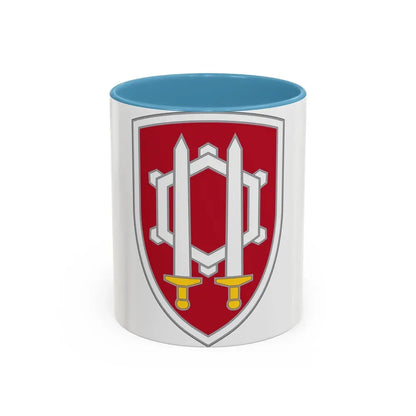 Engineer Command Vietnam 2 (U.S. Army) Accent Coffee Mug 11oz Light Blue - Go Mug Yourself