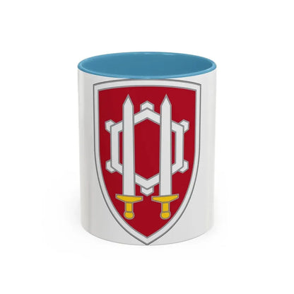 Engineer Command Vietnam 2 (U.S. Army) Accent Coffee Mug 11oz Light Blue - Go Mug Yourself
