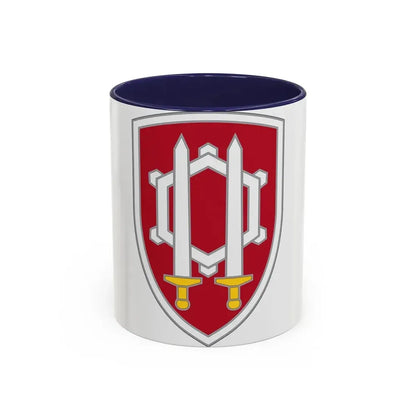 Engineer Command Vietnam 2 (U.S. Army) Accent Coffee Mug 11oz Navy - Go Mug Yourself