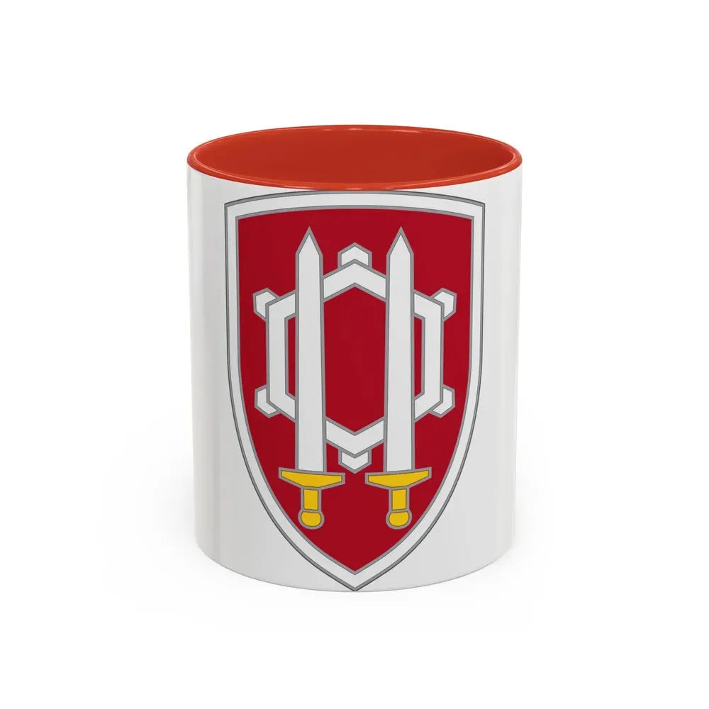Engineer Command Vietnam 2 (U.S. Army) Accent Coffee Mug 11oz Red - Go Mug Yourself
