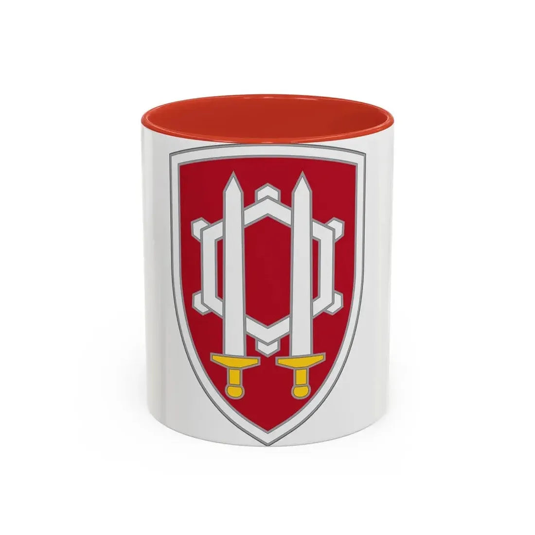 Engineer Command Vietnam 2 (U.S. Army) Accent Coffee Mug 11oz Red - Go Mug Yourself