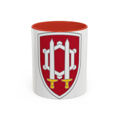 Engineer Command Vietnam 2 (U.S. Army) Accent Coffee Mug 11oz Red - Go Mug Yourself