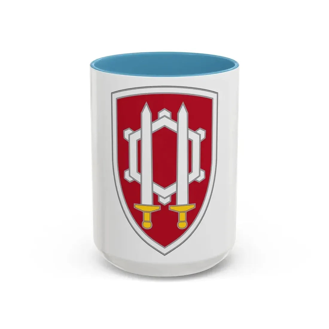 Engineer Command Vietnam 2 (U.S. Army) Accent Coffee Mug 15oz Light Blue - Go Mug Yourself