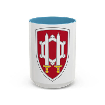 Engineer Command Vietnam 2 (U.S. Army) Accent Coffee Mug 15oz Light Blue - Go Mug Yourself