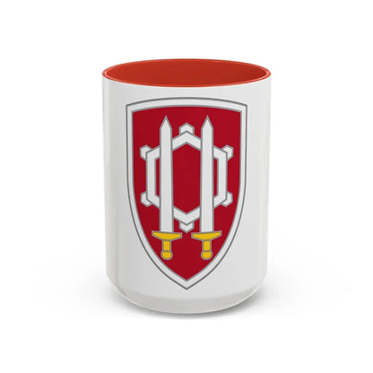 Engineer Command Vietnam 2 (U.S. Army) Accent Coffee Mug 15oz Red - Go Mug Yourself