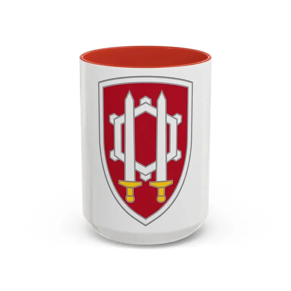 Engineer Command Vietnam 2 (U.S. Army) Accent Coffee Mug 15oz Red - Go Mug Yourself