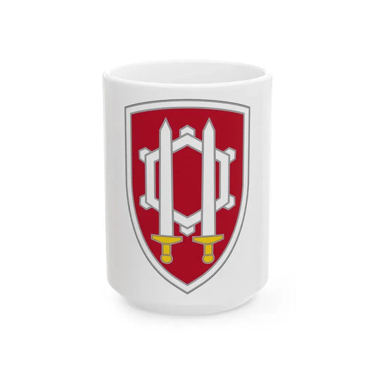Engineer Command Vietnam 2 (U.S. Army) White Coffee Mug 15oz - Go Mug Yourself