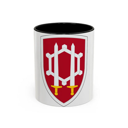 Engineer Command Vietnam (U.S. Army) Accent Coffee Mug-11oz-Black-Go Mug Yourself