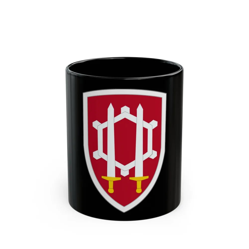 Engineer Command Vietnam (U.S. Army) Black Coffee Mug-11oz-Go Mug Yourself