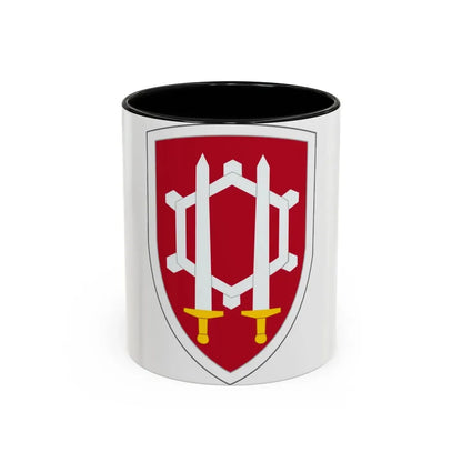 Engineer Command Vietnam (U.S. Army) Accent Coffee Mug 11oz Black - Go Mug Yourself