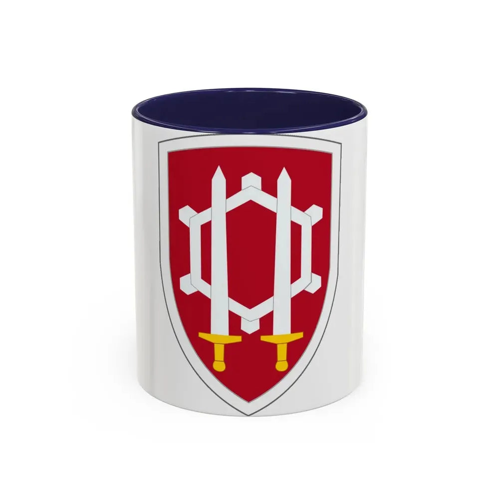 Engineer Command Vietnam (U.S. Army) Accent Coffee Mug 11oz Navy - Go Mug Yourself