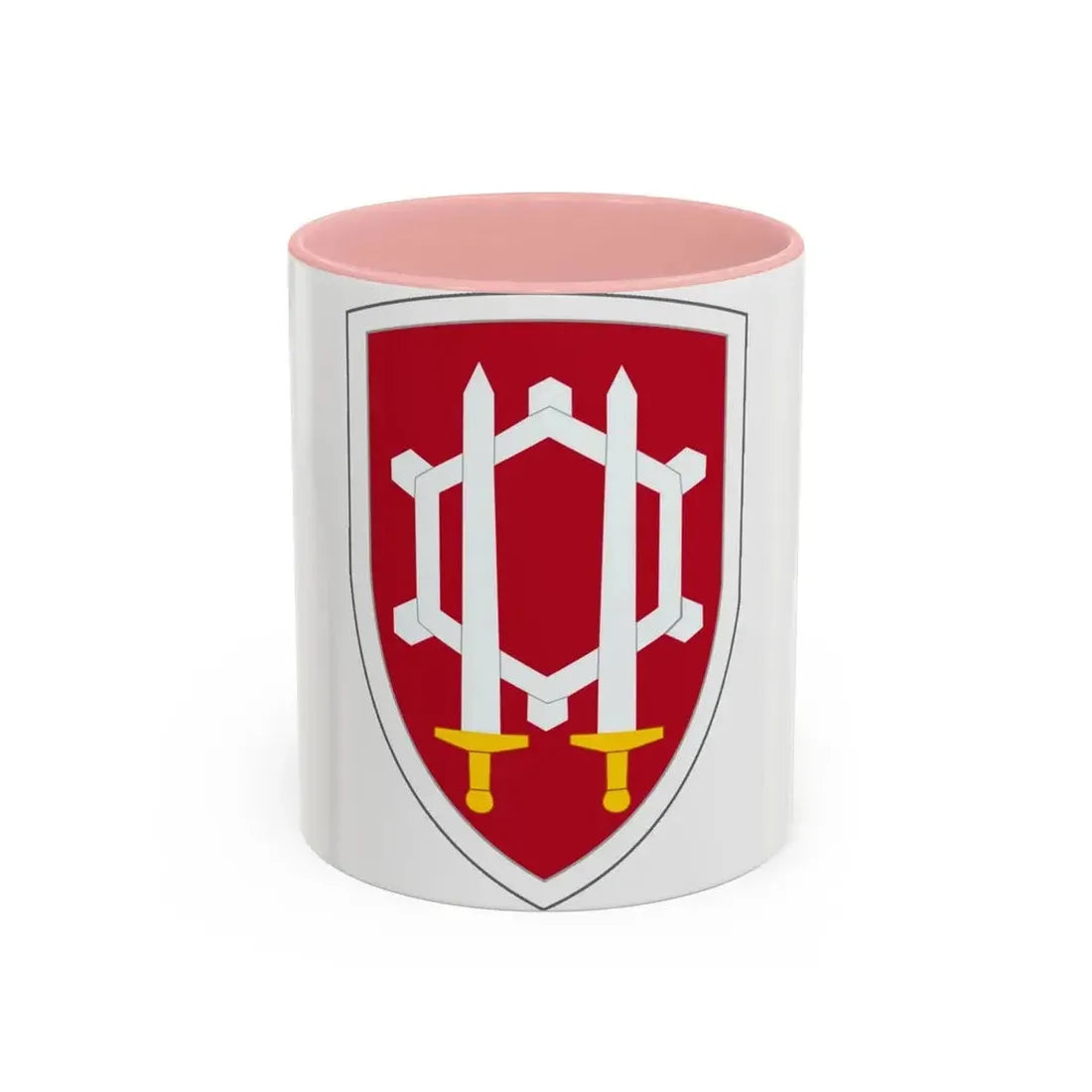 Engineer Command Vietnam (U.S. Army) Accent Coffee Mug 11oz Pink - Go Mug Yourself