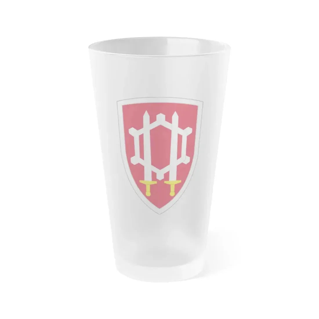 Engineer Command Vietnam (U.S. Army) Frosted Pint Glass 16oz Default Title - Go Mug Yourself