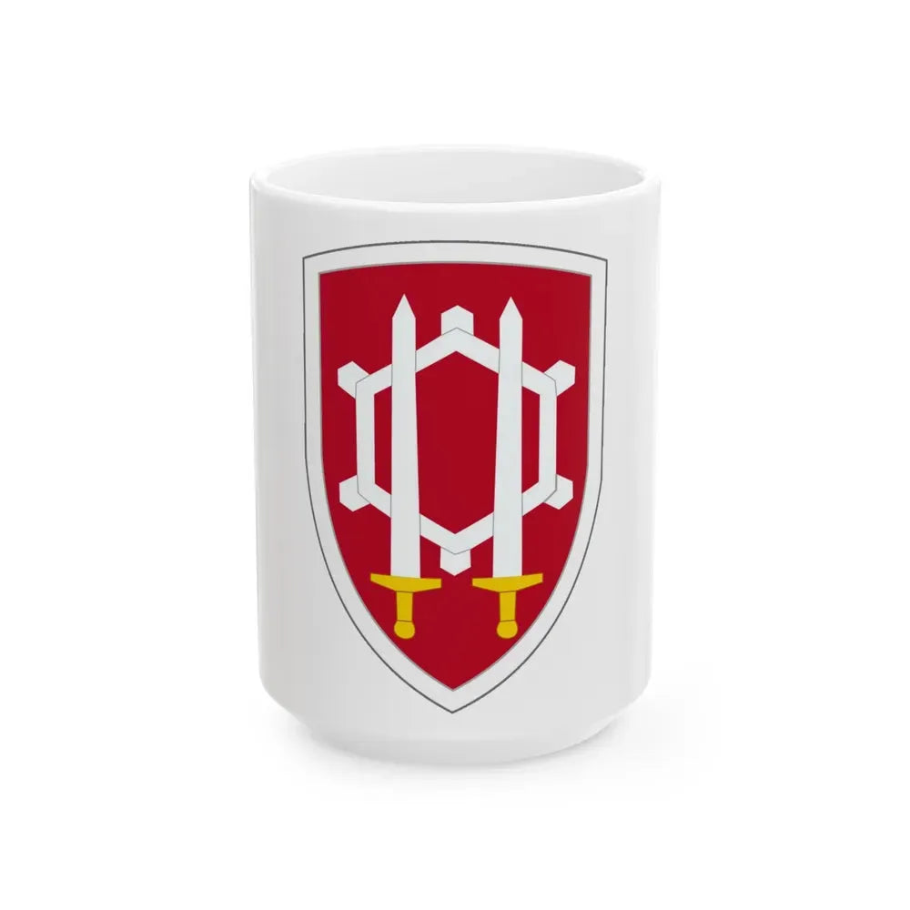 Engineer Command Vietnam (U.S. Army) White Coffee Mug 15oz - Go Mug Yourself