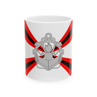 Engineer forces flag (Russia) White Coffee Mug 11oz - Go Mug Yourself