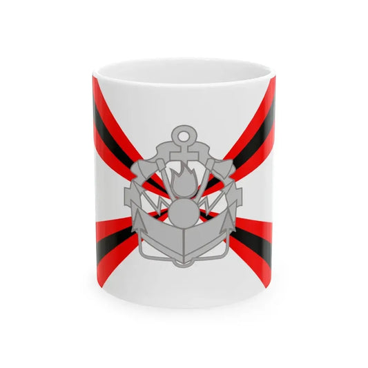Engineer forces flag (Russia) White Coffee Mug 11oz - Go Mug Yourself