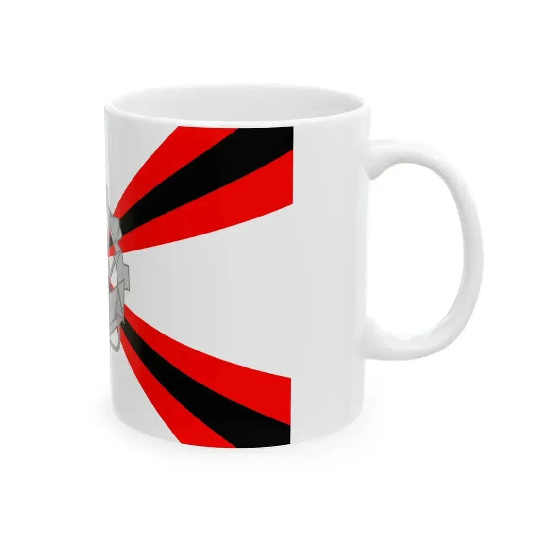 Engineer forces flag (Russia) White Coffee Mug - Go Mug Yourself