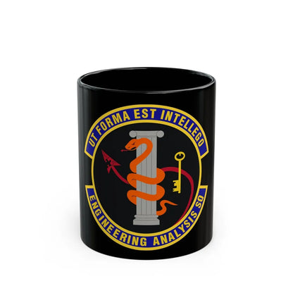 Engineering Analysis Squadron (U.S. Air Force) Black Coffee Mug-11oz-Go Mug Yourself