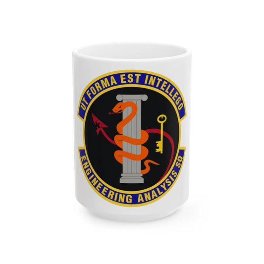 Engineering Analysis Squadron (U.S. Air Force) White Coffee Mug-15oz-Go Mug Yourself