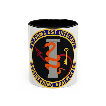 Engineering Analysis Squadron (U.S. Air Force) Accent Coffee Mug 11oz Black - Go Mug Yourself