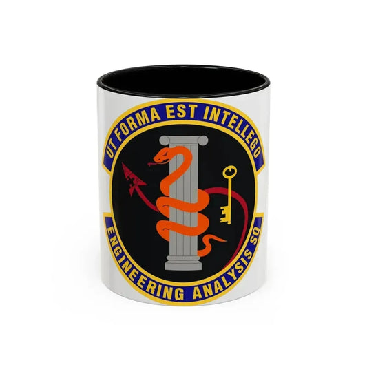 Engineering Analysis Squadron (U.S. Air Force) Accent Coffee Mug 11oz Black - Go Mug Yourself