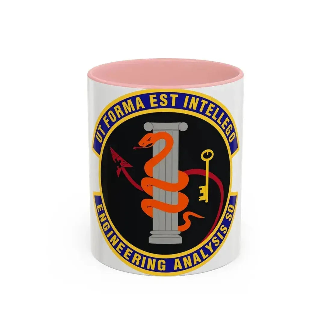 Engineering Analysis Squadron (U.S. Air Force) Accent Coffee Mug 11oz Pink - Go Mug Yourself