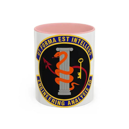 Engineering Analysis Squadron (U.S. Air Force) Accent Coffee Mug 11oz Pink - Go Mug Yourself