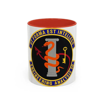 Engineering Analysis Squadron (U.S. Air Force) Accent Coffee Mug 11oz Red - Go Mug Yourself