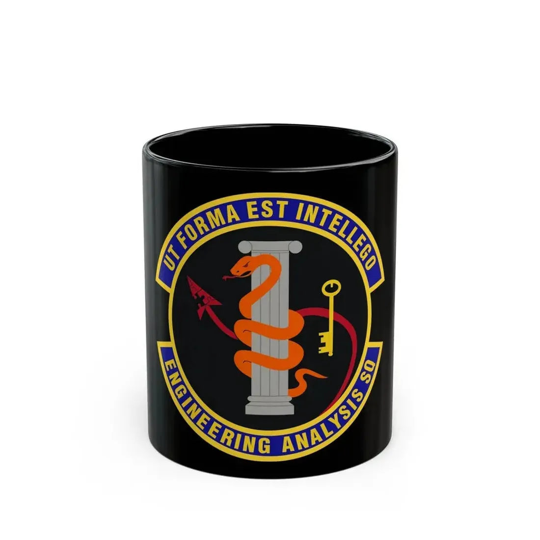 Engineering Analysis Squadron (U.S. Air Force) Black Coffee Mug 11oz - Go Mug Yourself