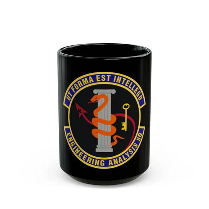 Engineering Analysis Squadron (U.S. Air Force) Black Coffee Mug 15oz - Go Mug Yourself