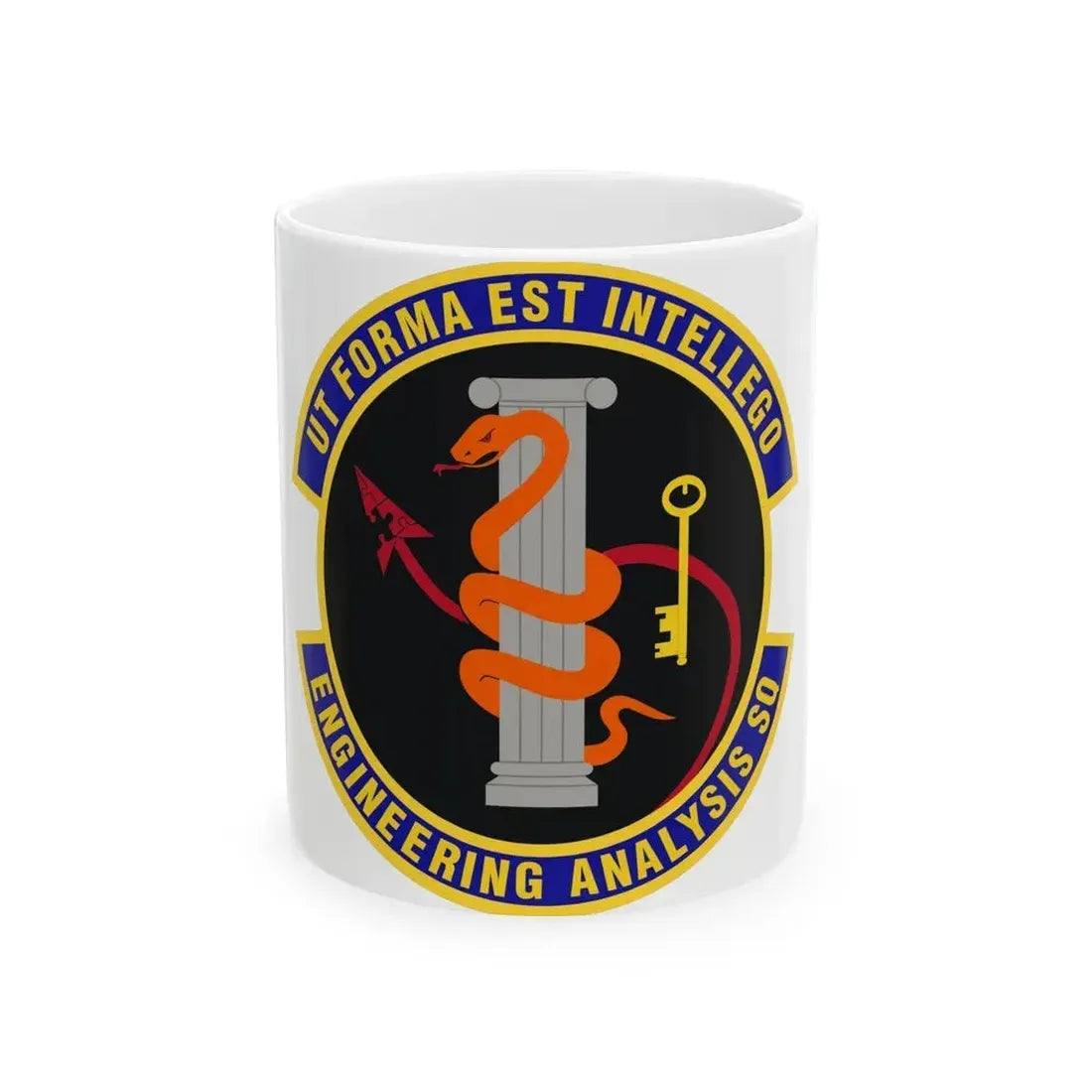 Engineering Analysis Squadron (U.S. Air Force) White Coffee Mug 11oz - Go Mug Yourself