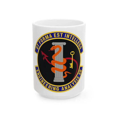 Engineering Analysis Squadron (U.S. Air Force) White Coffee Mug 15oz - Go Mug Yourself