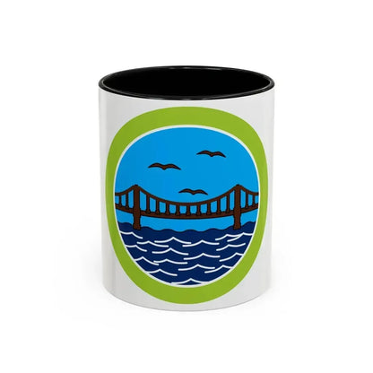 Engineering (Boy Scout Merit Badge) Accent Coffee Mug 11oz Black - Go Mug Yourself