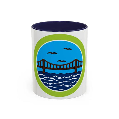 Engineering (Boy Scout Merit Badge) Accent Coffee Mug 11oz Navy - Go Mug Yourself