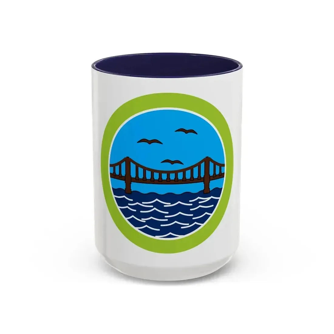 Engineering (Boy Scout Merit Badge) Accent Coffee Mug 15oz Navy - Go Mug Yourself