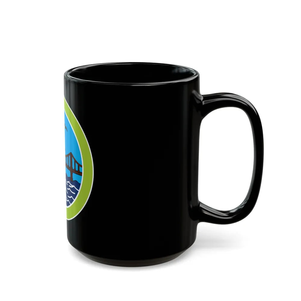 Engineering (Boy Scout Merit Badge) Black Coffee Mug-Go Mug Yourself