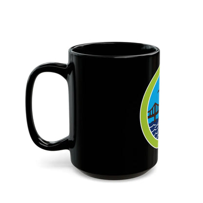 Engineering (Boy Scout Merit Badge) Black Coffee Mug-Go Mug Yourself