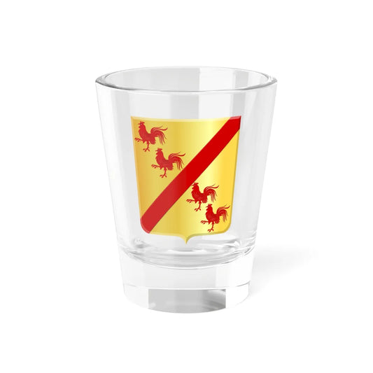Engis wapen (Belgium) (Coat of Arms) Shot Glass 1.5oz 1.5oz - Go Mug Yourself