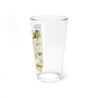 England - Medieval (1979) (Map) Pint Glass 16oz - Go Mug Yourself