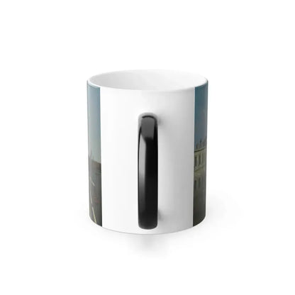 English Follower of Giovanni Antonio Canal %22Canaletto%22 (1697-1768) London, a View of the Thames from-0 - Color Changing Mug 11oz - Go Mug Yourself