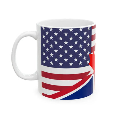 English language - United States Canada and the United Kingdom (United States) White Coffee Mug - Go Mug Yourself