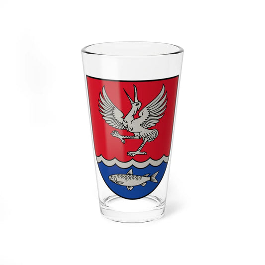 Engures novads COA (Latvia) (Coat of Arms) Pint Glass 16oz 16oz - Go Mug Yourself