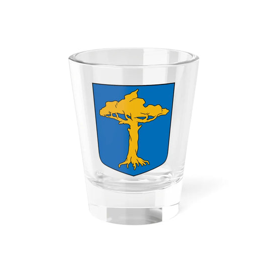 Engures pagasta ģerbonis (Latvia) (Coat of Arms) Shot Glass 1.5oz 1.5oz - Go Mug Yourself