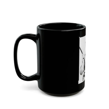 Enoch Hooper Cook, Jr., Pvt, Co. H. 38th Alabama Infantry, C.S.A., Half-Length Portrait, Facing Front Holding Rifle (U.S. Civil War) Black Coffee Mug - Go Mug Yourself