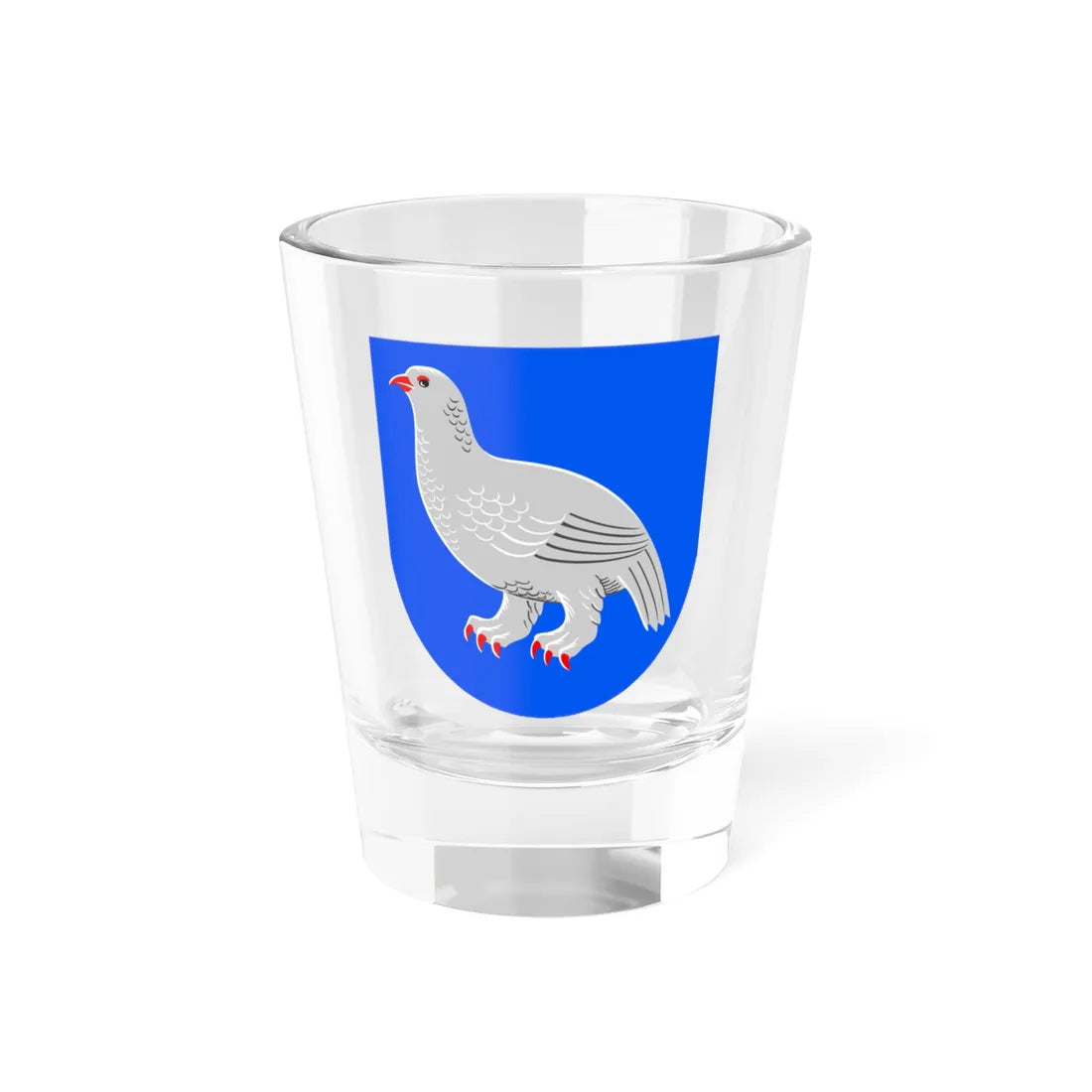 Enontekiö.vaakuna (Finland) (Coat of Arms) Shot Glass 1.5oz 1.5oz - Go Mug Yourself
