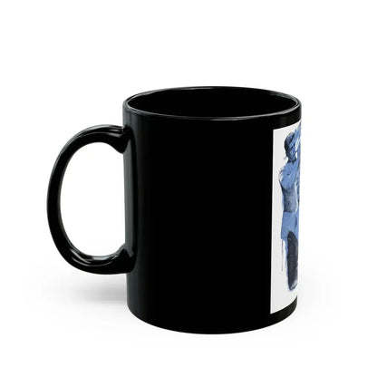 Enough To Cure The Blues, Bluebook Magazine, March 1956 - Black Coffee Mug - Go Mug Yourself
